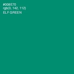 #008E70 - Elf Green Color Image