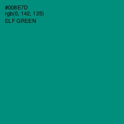 #008E7D - Elf Green Color Image