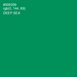 #009059 - Deep Sea Color Image