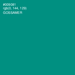 #009081 - Gossamer Color Image
