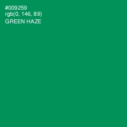 #009259 - Green Haze Color Image