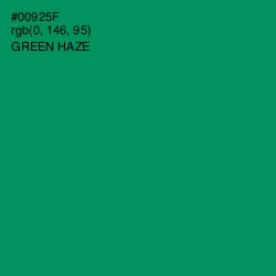 #00925F - Green Haze Color Image