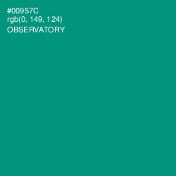 #00957C - Observatory Color Image