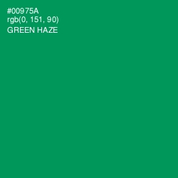 #00975A - Green Haze Color Image
