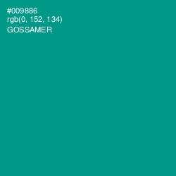 #009886 - Gossamer Color Image