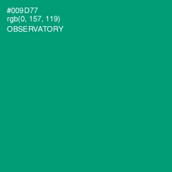 #009D77 - Observatory Color Image