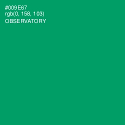 #009E67 - Observatory Color Image