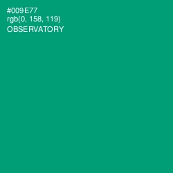 #009E77 - Observatory Color Image