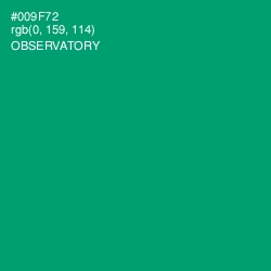 #009F72 - Observatory Color Image