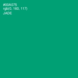 #00A075 - Jade Color Image