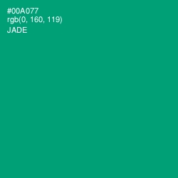 #00A077 - Jade Color Image