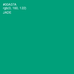 #00A07A - Jade Color Image