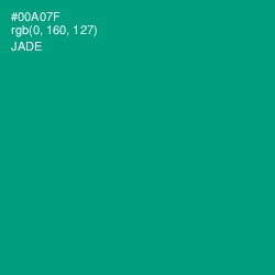 #00A07F - Jade Color Image
