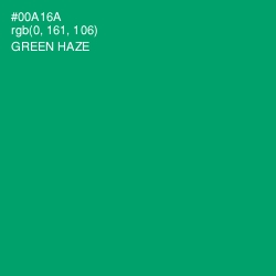 #00A16A - Green Haze Color Image