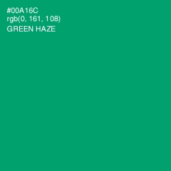 #00A16C - Green Haze Color Image