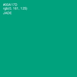 #00A17D - Jade Color Image