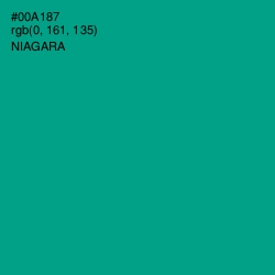 #00A187 - Niagara Color Image