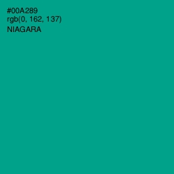 #00A289 - Niagara Color Image