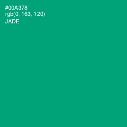 #00A378 - Jade Color Image