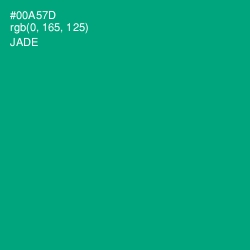 #00A57D - Jade Color Image