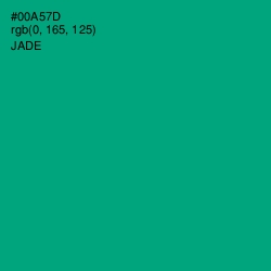 #00A57D - Jade Color Image