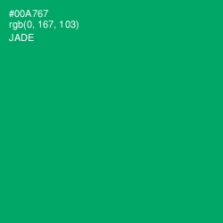 #00A767 - Jade Color Image