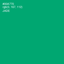 #00A770 - Jade Color Image