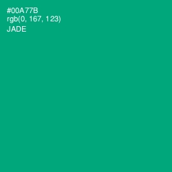 #00A77B - Jade Color Image