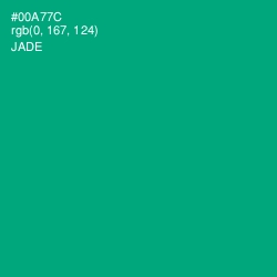 #00A77C - Jade Color Image