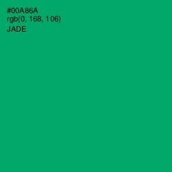 #00A86A - Jade Color Image