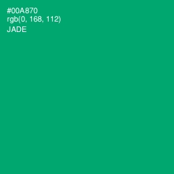 #00A870 - Jade Color Image