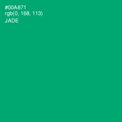 #00A871 - Jade Color Image