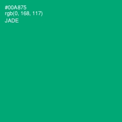 #00A875 - Jade Color Image