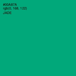 #00A87A - Jade Color Image