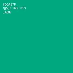 #00A87F - Jade Color Image