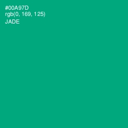 #00A97D - Jade Color Image