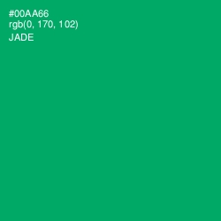 #00AA66 - Jade Color Image