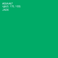 #00AA67 - Jade Color Image