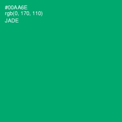 #00AA6E - Jade Color Image