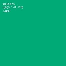 #00AA76 - Jade Color Image