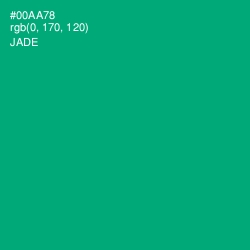 #00AA78 - Jade Color Image