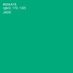 #00AA7A - Jade Color Image