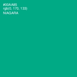 #00AA85 - Niagara Color Image