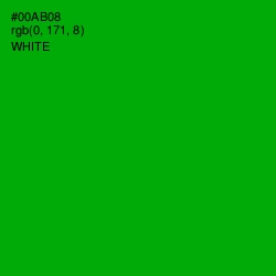 #00AB08 - Forest Green Color Image