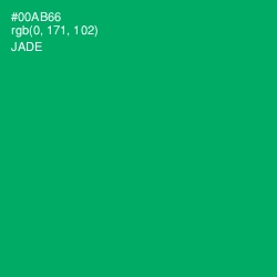 #00AB66 - Jade Color Image