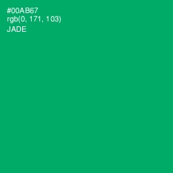 #00AB67 - Jade Color Image