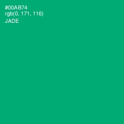 #00AB74 - Jade Color Image