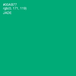 #00AB77 - Jade Color Image