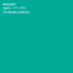 #00AB97 - Persian Green Color Image