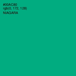 #00AC80 - Niagara Color Image